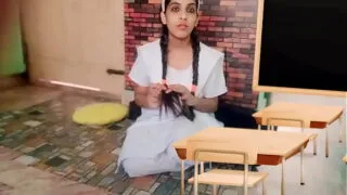 Mydesi Telugu Indian Hot Collage Babe gave a hard fuck.