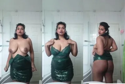 Bf Sexy Video Amil is a naked woman who strips to flaunt her enormous breasts and ass.