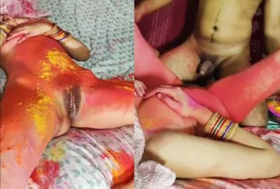 Kerala Sex Holi is enjoyed by the husband and his nude spouse.