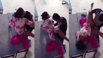 Desi sex video College fucking lovers in the classroom