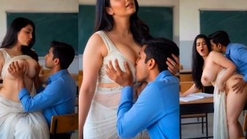 A college guy fucks a Big Boob tutor.