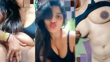 Sexy Girl Has Fun with Video Call